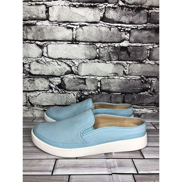 Vionic Effortless Porcelain Blue Suede Leather Comfort Shoes Women 8.5M US/40EU - Picture 10 of 15